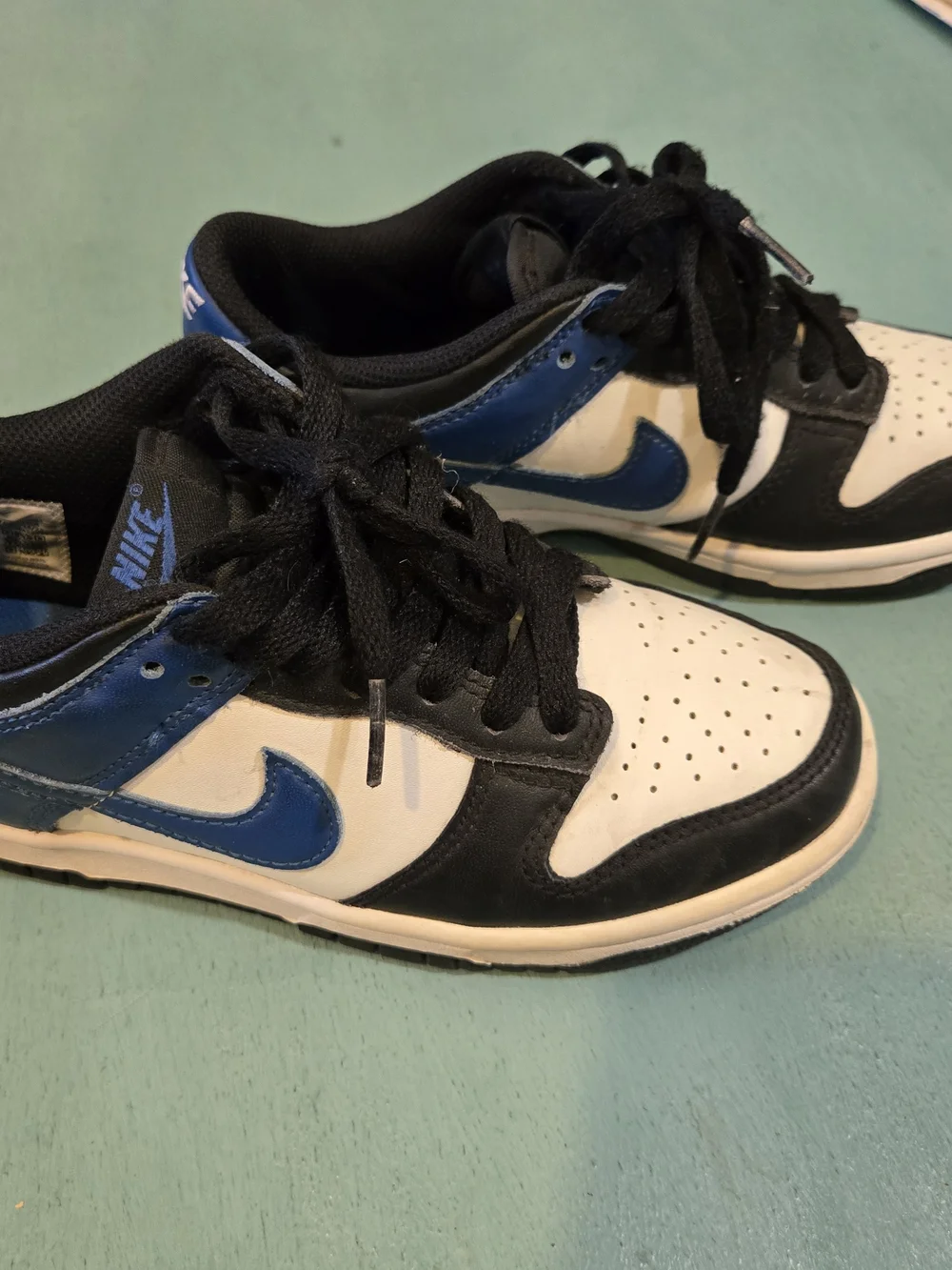 Nike Low-Top Sneakers in Black, White & Blue